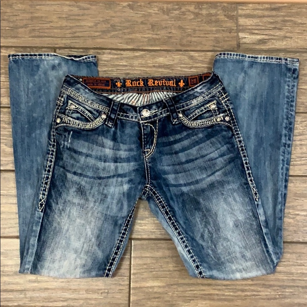 ROCK REVIVAL BOOTCUT JEAN | SZ 26